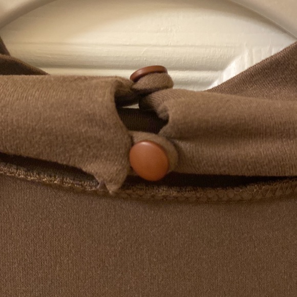 Brown Open Back Turtleneck Body Suit - Picture 3 of 5